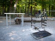 Grillieren im Freien darf man zurzeit an vielen Orten gar nicht oder nur an den vorgesehenen Feuerstellen. (Bild: KEYSTONE/MELANIE DUCHENE)