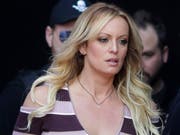 US-Präsident Donald Trump hat in den juristischen Auseinandersetzungen mit Pornodarstellerin Stormy Daniels einen Erfolg erzielt. (Bild: KEYSTONE/AP/MARKUS SCHREIBER)
