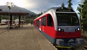 Visualisierung des neuen Stadler-Zuges für die Elektrische Tatrabahn. (Bild: PD)