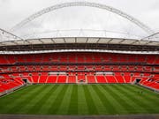 Das Wembley Stadium in London. (Bild: KEYSTONE/AP NY/KIRSTY WIGGLESWORTH)