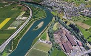 So soll sich die Reuss bei Gisikon-Root dereinst ausbreiten können. (Bild: PD)