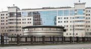 Hauptquartier des russischen Militärgeheimdienstes GRU in Moskau, das auch «Aquarium» genannt wird. (Pavel Golovkin/AP, 14. Juli 2018)