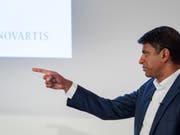 Der neue Novartis-Chef Vas Narasimhan kann einen Anstieg von Umsatz und Gewinn im dritten Quartal verkünden. (Bild: KEYSTONE/GEORGIOS KEFALAS)