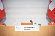 Wer wird den freiwerdenden Sitz von CVP-Magistratin Doris Leuthard im Bundesrat füllen? Das wird sich bei den Wahlen am 5. Dezember entscheiden. (Bild: Anthony Anex/KEY)