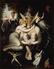 «Titania liebkost Zettel mit dem Eselskopf» aus den Jahren 1794/1794. (Bilder: Kunstmuseum Zürich)
