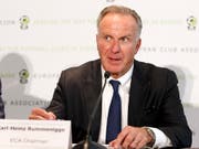 Karl-Heinz Rummenigge verbreitete seine heiligen Zorn (Bild: KEYSTONE/SALVATORE DI NOLFI)