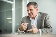 Peter Spuhler: «Ich bin halt zuerst einmal Unternehmer und erst in zweiter Linie Politiker.» (Bild: Andrea Stalder)