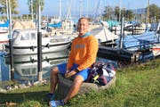 Zurück von der globalen Tennisbühne am Startort seiner Karriere: Francesco Ceriani in Egnach. (Bild: Marie-Theres Brühwiler)