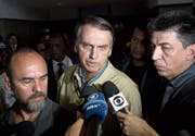 Äusserst umstritten: Präsidentschaftskandidat Jair Bolsonaro. (Bild: Siliva Izquierdo/AP (Rio de Janeiro, 17. Oktober 2018))