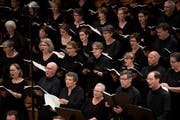 Ausdruckstarker Konzertchor Luzern. Bild: Corinne Glanzmann (21. Oktober 2018)