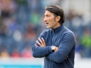 Erlebte gegen seinen ehemaligen Arbeitgeber GC einen ereignisarmen Nachmittag: Sion-Coach Murat Yakin (Bild: KEYSTONE/URS FLUEELER)