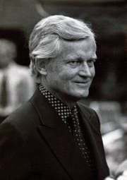 Christian Fischbacher IV. war ein kunstaffiner Unternehmer, ehrgeiziger Sportler und für Mörschwil wichtiger Steuerzahler. (Bild: PD - Weihnachten 1987)