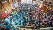 Partystimmung am Unterwaldner Biertag. (Bilder: PD/Thomas Stejskal)