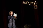 Pedro Lenz am Woerdz Festival. (Bild: Franca Pedrazzetti, 20. Oktober 2018)