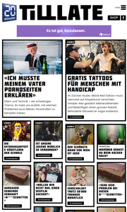 Screenshot der Internetseite Tilllate. (Bild: Tilllate.ch)