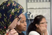 Teilnehmerinnen eines Sprachkurses, der seit fünf Semestern beim städtischen Amt für Gesellschaft und Integration läuft. (Bild: Mathias Frei)