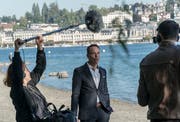 Der Luzerner Wirtschaftsförderer Ivan Buck gibt für den Dokumentarfilm auf der Ufschötti ein Interview. (Bild: PD (Luzern, 26. September 2018))