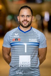 Libero Jörg Gautschi Volley Luzern. (Bild: Philipp Schmidli (Ebikon, 5. Oktober 2018)