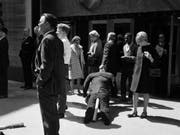 1968 gab es in New York zahlreiche Studentenproteste wie hier aus Solidarität mit deutschen Kommilitonen. (Bild: Keystone/AP/JACOB HARRIS)