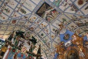 Der bekannte Bilderhimmel der Kirche Hergiswald in Kriens/Obernau. (Bild PD)