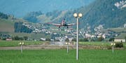 Der Flugplatz Buochs: Bisher militärisch, nun folgt die Umwandlung in ein ziviles Flugfeld. (Bild: Corinne Glanzmann (Buochs, 23. August 2017))