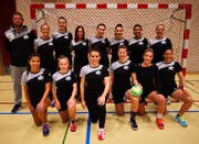 Die Damen des HC Buchs-Vaduz durften sich über die ersten Punkte der Saison freuen. Bild: PD