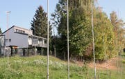 Am westlichen Dorfeingang sind Einfamilienhäuser geplant.