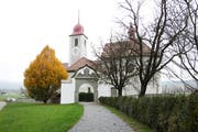 Die barocke Kirche St. Jost in Blatten bei Malters gilt als einzigartiges Kleinod. (Bild: Manuela Jans-Koch, 8. November 2011)