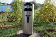 Eine Hundetoilette an der Thurpromenade in Wattwil (Bild: Flurina Lüchinger)