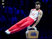 Oliver Hegi turnt am Pauschenpferd. (Archivaufnahme) (Bild: KEYSTONE/CHRISTIAN MERZ)