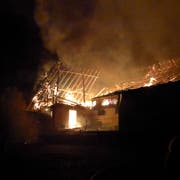 Beim Brand wurden zwei Personen verletzt. (Bild: Kapo TG)