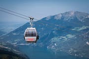 Gondel der Bergbahnen Flumserberg. (Bild: Benjamin Manser)