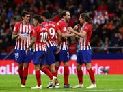 Nach der schweren Niederlage in der Champions League rehabilitiert sich Atlético mit einem Sieg in der Liga (Bild: KEYSTONE/EPA EFE/RODRIGO JIMENEZ)