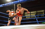 Hart geführte Kämpfe sorgten für viel Spannung an der Fightnight im Lindenhof. (Bild: Christoph Heer)