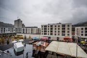 Der neue Dorfplatz in Malters wurde am Samstag eingeweiht. (Bilder: Pius Amrein, 27. Oktober 2018)