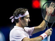 Roger Federer ist in Basel bereits das 9. Mal das Mass der Dinge (Bild: KEYSTONE/ALEXANDRA WEY)
