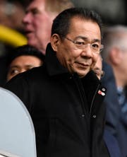 Der verunglückte Leicester-Besitzer Vichai Srivaddhanaprabha. Bild: Will Oliver/EPA)