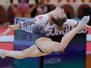 Ilaria Kaeslin verzeichnete als einzige Schweizerin in der Qualifikation einen Sturz (Bild: KEYSTONE/AP/VADIM GHIRDA)