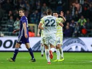 Nach seinem Treffer in der Europa League ist Michael Frey auch in der türkischen Meisterschaft erfolgreich (Bild: KEYSTONE/EPA/STEPHANIE LECOCQ)