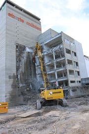 Der markante Mühle-Silo war jahrzehntelang Rickenbachs Wahrzeichen.