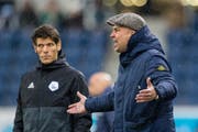 Luzerns Trainer Markus Babbel im Spiel zwischen dem FC Luzern und St. Gallen am Sonntag, 5. November 2017 in der Swissporarena Luzern. (Bild: Luzerner Zeitung)
