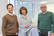 Sie präsentierten das Budget: Martin Thalmann, Regina Hiller und Feliciano Gervasi.(Bild: Donato Caspari)