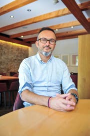 Enver Jashari im Frauenfelder Restaurant Barone. (Bild: Olaf Kühne)