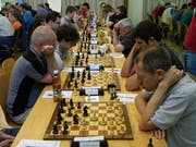 So sah es am Luzerner Open im letzten Jahr statt: Schachspieler bei der Arbeit. (PD)