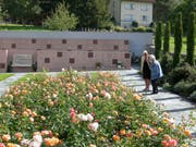 Der neu gestaltete Triesener Friedhof mit Kolumbarien und Gemeinschaftgrab. (Bild: Tushar Desai)