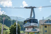 Die Klewenbahn in Beckenried. (Archivbild: Boris Bürgisser)