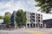 So soll das neue Quartierzentrum Wesemlin der Katholischen Kirchgemeinde aussehen. (Visualisierung: facebook.com/QuartierWesemlinDreilinden)