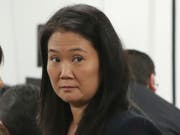 Soll für drei Jahre in Untersuchungshaft: Keiko Fujimori, peruanische Oppositionsführerin und Tochter des früheren Staatschefs. (Bild: KEYSTONE/AP/MARTIN MEJIA)