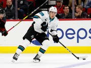 Timo Meier ist in der NHL derzeit nicht zu stoppen (Bild: KEYSTONE/FR27582 AP/CHRIS SEWARD)