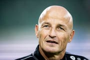 St.Gallens Trainer Peter Zeidler. (Bild:KEY)